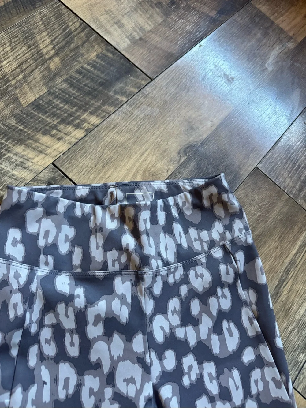 The North Face Gray Leopard-Print Kids Leggings